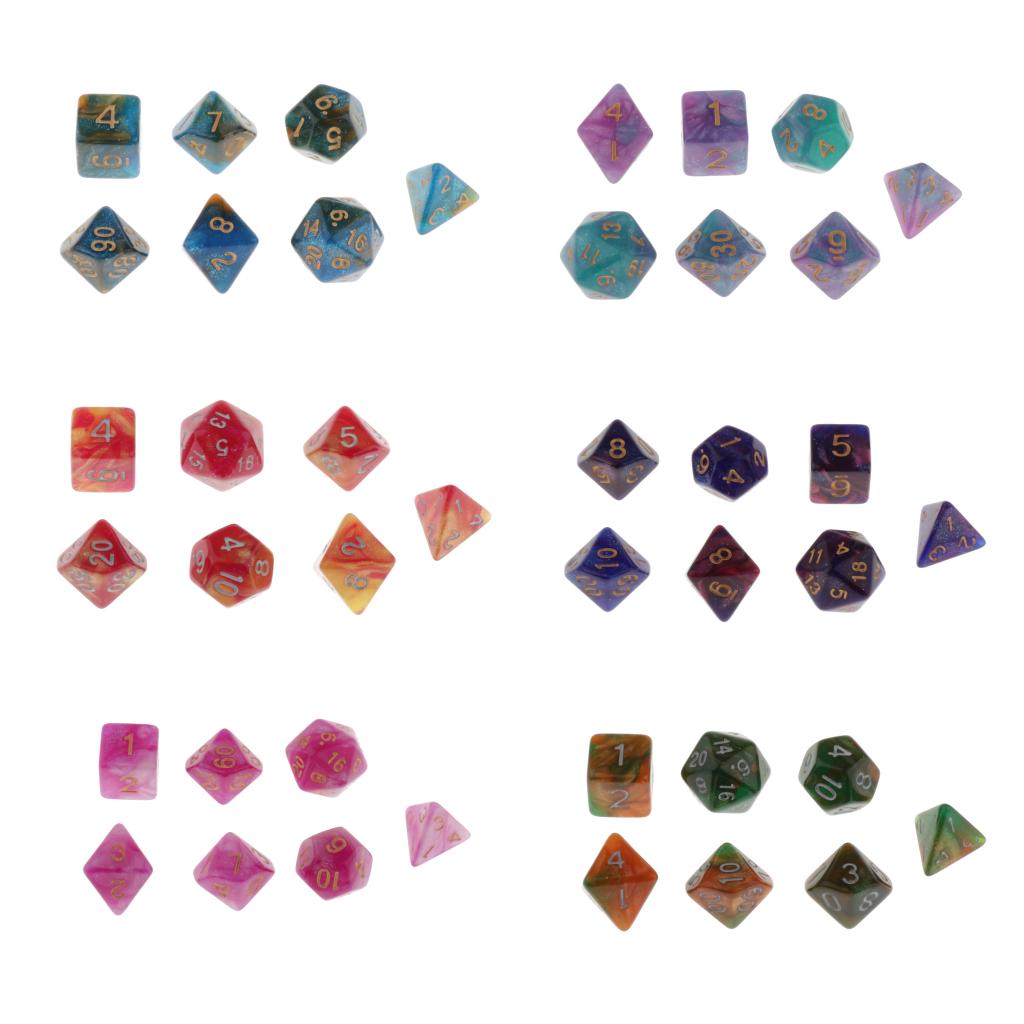 D & D RPG    ̸ 7pc/Ʈ ٸü ֻ